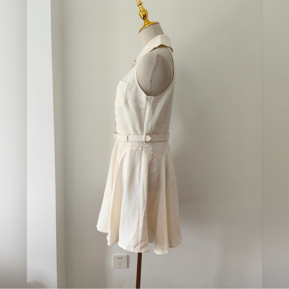 Self-Portrait White Mini Dress - Picture 9 of 14